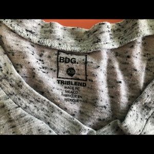 BDG! Heather gray triblend V-neck!